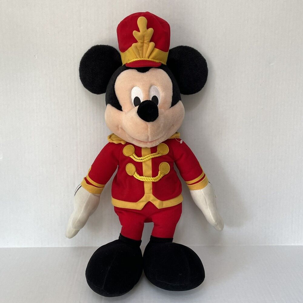 Macys 2009 Disney Talking 22" Mickey Mouse Plush Holiday Edition Stuffed